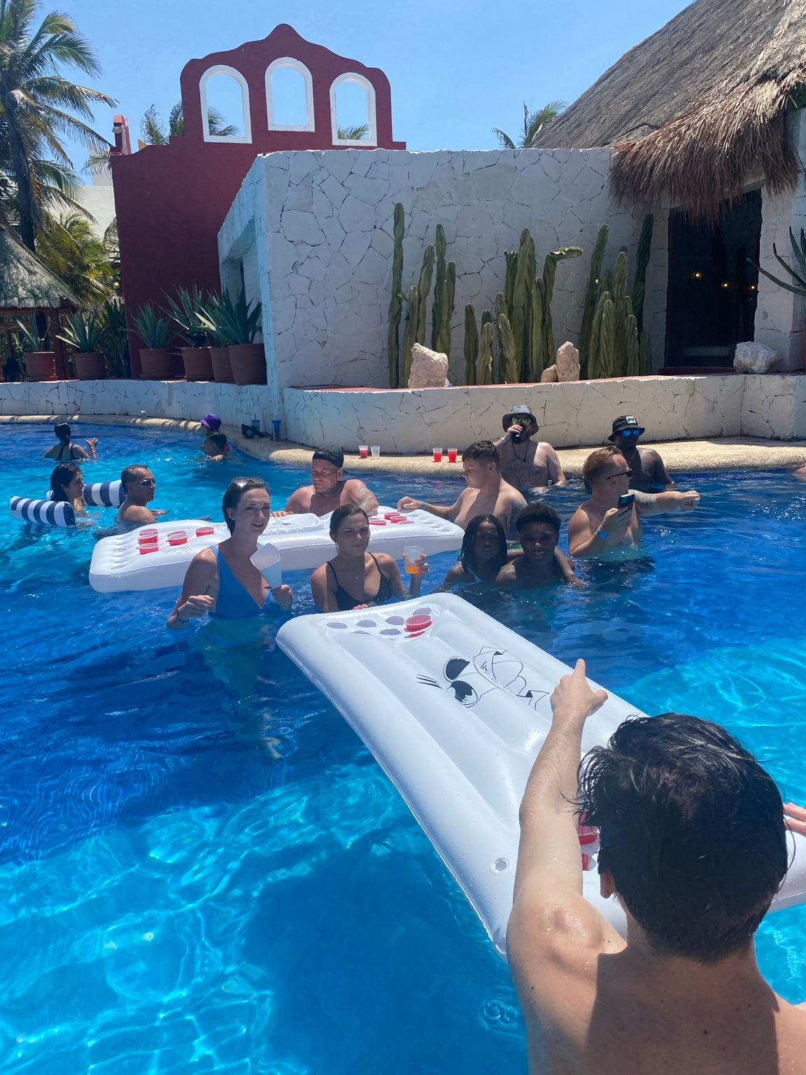 Rack-a-Tack pool party in Mexico
